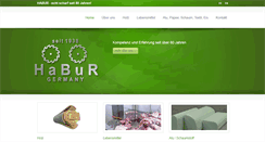 Desktop Screenshot of habur-saws.de
